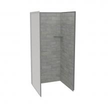 Maax Canada 107479-312-505 - Utile 3636 Composite Direct-to-Stud Three-Piece Alcove Shower Wall Kit in Organik Clay