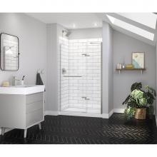 Maax Canada 139578-900-305-000 - Reveal Sleek 71 44-47 x 71 1/2 in. 8mm Pivot Shower Door for Alcove Installation with Clear glass