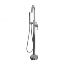 Maax Canada 10045542-084 - Linosa Freestanding Tub Faucet with Handshower in Chrome