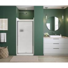 Maax Canada 136731-970-084-000 - Polar Pivot 31-32 3/4 in. x 64 1/2 in. Pivot Shower Door for Alcove Installation with Raindrop gla