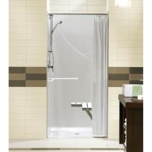 Maax Canada 105087-R-000-007 - Outlook BFS-36F 38.75 in. x 39.5 in. x 78.75 in. 1-piece Shower in Biscuit