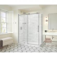 Maax Canada 107546-900-084-000 - Odyssey SC 60'' x 32'' x 78'' 8mm Sliding Shower Door for Corner Ins