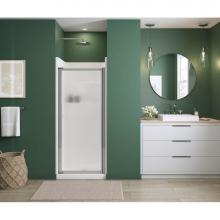 Maax Canada 136730-970-084-000 - Polar Pivot 27-28 3/4 in. x 64 1/2 in. Pivot Shower Door for Alcove Installation with Raindrop gla