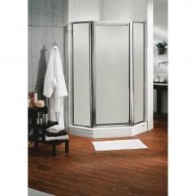 Maax Canada 137700-965-084-000 - Silhouette Plus Neo-angle 36 in. x 36 in. x 70 in. Pivot Corner Shower Door with Hammer Glass in C