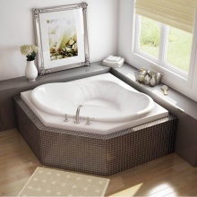 Maax Canada 101212-000-001-000 - Nancy 54 x 54 Acrylic Drop-in Center Drain Bathtub in White