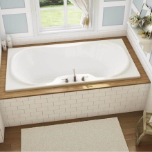 Maax Canada 101227-000-001-000 - Cambridge 72 x 36 Acrylic Drop-in Center Drain Bathtub in White
