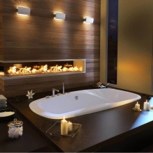 Maax Canada 101317-000-001-100 - Eterne 7236 Acrylic Drop-in Center Drain Bathtub in White