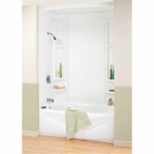Maax Canada 101595-000-129-000 - Finesse 80 61 x 34 Polystyrene Glue up Five-Piece Tub Wall Surround in White