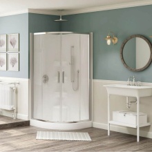 Maax Canada 102492-000-001-000 - Novello II 37 in. x 37 in. x 77.5 in. 1-piece Shower with No Seat, Center Drain in White