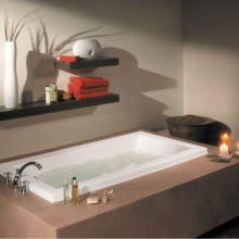 Maax Canada 102787-000-001-000 - Aiiki 6636 Acrylic Drop-in End Drain Bathtub in White