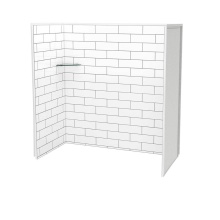 Maax Canada 103418-301-526-000 - Utile 6032 Composite Direct-to-Stud Three-Piece Tub Wall Kit in Metro Tux