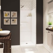 Maax Canada 105600-000-002-000 - Gallery SH-3232 AcrylX Alcove Center Drain Two-Piece Shower in White