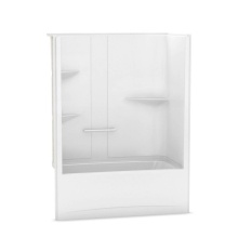 Maax Canada 105915-000-001-001 - Camelia TS-6032 AFR Acrylic Alcove Left-Hand Drain One-Piece Tub Shower in White