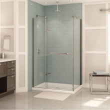 Maax Canada 106011-000-001-000 - Olympia Square 4832 Acrylic Alcove or Corner Shower Base in White with Center Drain