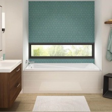 Maax Canada 106177-103-001-000 - Exhibit 6636 Acrylic Drop-in End Drain Aeroeffect Bathtub in White