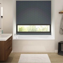 Maax Canada 106245-L-001-001 - Exhibit IF DTF 71.875 in. x 42 in. Alcove Bathtub with Whirlpool System Left Drain in White