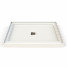 Maax Canada 106382-000-001-000 - Rectangular Base 4234 Acrylic Alcove or Corner Shower Base with Center Drain in White