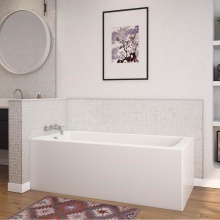 Maax Canada 106817-000-002-002 - Nomad Corner 6030 AcrylX Corner Right-Hand Drain Bathtub in White