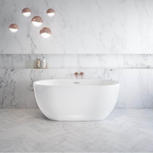 Maax Canada 106876-000-001-000 - Tosca 5932 Acrylic Freestanding Center Drain Bathtub in White with White Skirt