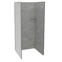 Maax Canada 107479-312-505-000 - Utile 3636 Composite Direct-to-Stud Three-Piece Alcove Shower Wall Kit in Organik Clay
