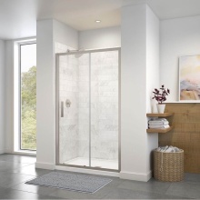 Maax Canada 135241-900-305-000 - Connect 43 ½-45 x 72 in. 6mm Sliding Shower Door for Alcove Installation with Clear Glass in