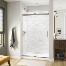 Maax Canada 135690-900-305-000 - Revelation Square 44-47 x 70.5-73 in. 6 mm Bypass Shower Door for Alcove Installation with Clear g