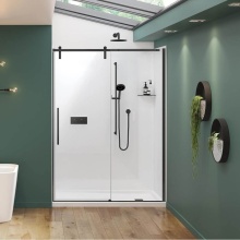 Maax Canada 135875-900-340-000 - Nebula 56.5-58.5 x 78.75 in. 8mm Sliding Shower Door for Alcove Installation with Clear glass in M