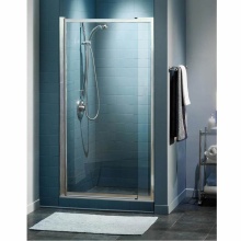 Maax Canada 136435-900-084-000 - Pivolok Deluxe 32.5-37 x 64.5 in. Pivot Shower Door for Alcove Installation with Clear glass in Ch