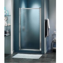 Maax Canada 136605-970-084-000 - Pivolok 19-20.75 x 64.5 in. Pivot Shower Door for Alcove Installation with Raindrop glass in Chrom