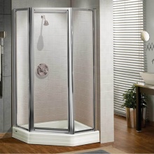 Maax Canada 137720-900-084-000 - Silhouette Plus Neo-angle 36 x 36 x 70 in. Pivot Shower Door for Corner Installation with Clear gl