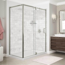 Maax Canada 137869-900-305-000 - ModulR 60 x 36 x 78 in. 8mm Pivot Shower Door for Corner Installation with Clear glass in Brushed