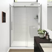 Maax Canada 138541-810-084-000 - Halo Pro GS 56.5-59 x 78.75 in. 8mm Sliding Shower Door for Alcove Installation with GlassShield&#