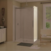 Maax Canada 139395-900-084-000 - Halo Return Panel for 34 in. Base with Clear glass in Chrome