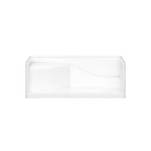 Maax Canada 141429-000-002-002 - Olio 6030 Seated Base AcrylX Alcove Shower Base with Left-Hand Drain in White