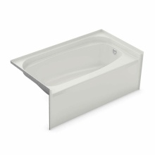 Maax Canada 148014-000-002-284 - Essence TO-6032 AcrylX Alcove Left-Hand Drain Bathtub in White