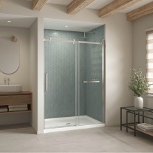 Maax Canada 420036-501-001-100 - B3Square 6042 Acrylic Alcove Shower Base in White with Center Drain