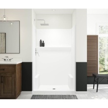 Maax Canada 107427-000-002-500 - Icon SH4834X AFR AcrylX™ Alcove Center Drain One-piece Shower in White