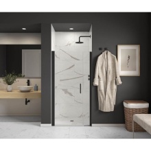 Maax Canada 139267-900-340-100 - Cappadocia 37-39 x 68 in. 6 mm Pivot Shower Door for Alcove Installation with Clear glass & Ro