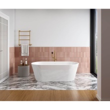 Maax Canada 107674-000-001-000 - Chorale 67 x 31 Acrylic Freestanding Center Drain Bathtub in White with White Skirt