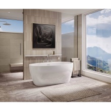 Maax Canada 107835-000-001-000 - Hatto 5932 Acrylic Freestanding Center Drain Bathtub in White