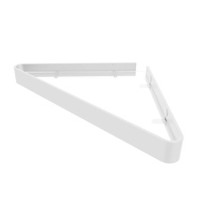Maax Canada 10042818-276 - Manhattan Corner Shelf with Glass in Glossy White