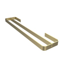 Maax Canada 10045087-343 - Manhattan 24 in. Double Towel Bar in Brushed Gold