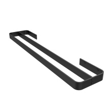 Maax Canada 10045087-340 - Manhattan 24 in. Double Towel Bar in Matte Black