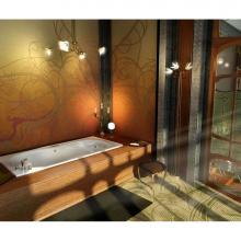 Maax Canada 100073-094-001 - Melodie 65.875 in. x 32.75 in. Alcove Bathtub with Combined Hydromax/Aerofeel System Center Drain