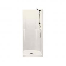 Maax Canada 100973-000-007 - Biarritz 85 35.625 in. x 34.875 in. x 75.5 in. 1-piece Shower with No Seat, Center Drain in Biscui