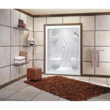 Maax Canada 101141-000-001-102 - Stamina 60-I 59.5 in. x 35.75 in. x 85.25 in. 1-piece Shower with Left Seat, Left Drain in White