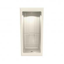Maax Canada 101149-000-004 - Primo 39 in. x 32.25 in. x 84.625 in. 1-piece Shower with No Seat, Center Drain in Bone
