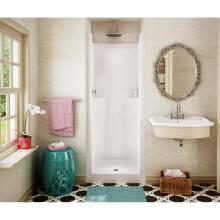 Maax Canada 101161-000-006 - Jasmin F30 29.75 in. x 32 in. x 74.375 in. 1-piece Shower with No Seat, Center Drain in Sterling S