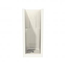 Maax Canada 101161-000-007 - Jasmin F30 29.75 in. x 32 in. x 74.375 in. 1-piece Shower with No Seat, Center Drain in Biscuit