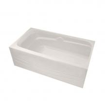 Maax Canada 102576-R-000-007 - Avenue 59.875 in. x 30 in. Alcove Bathtub with Right Drain in Biscuit